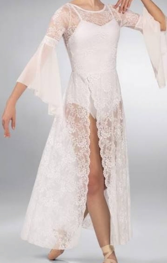White Lace Dance or Halloween Costume